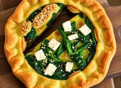 Tourte aux blettes et à la feta