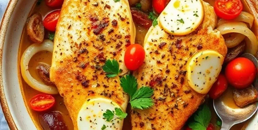 Filets de Tilapia à la Portugaise