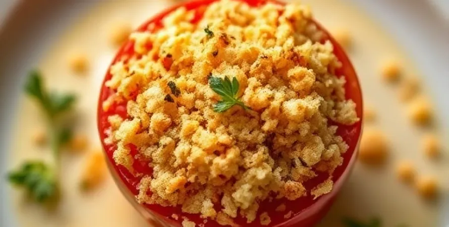 Tomates gratinées à la chapelure