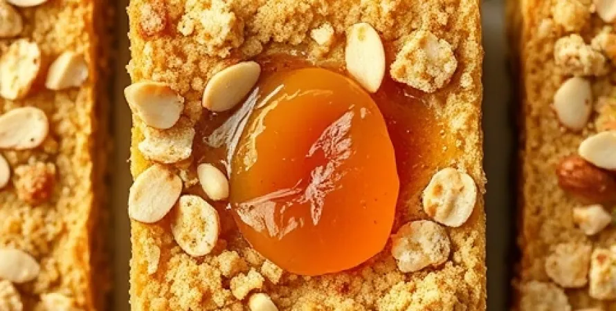Barres à l'abricot et aux amandes