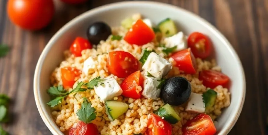 Salade de couscous méditerranéenne