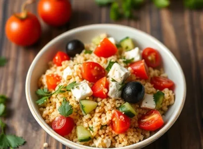Salade de couscous méditerranéenne