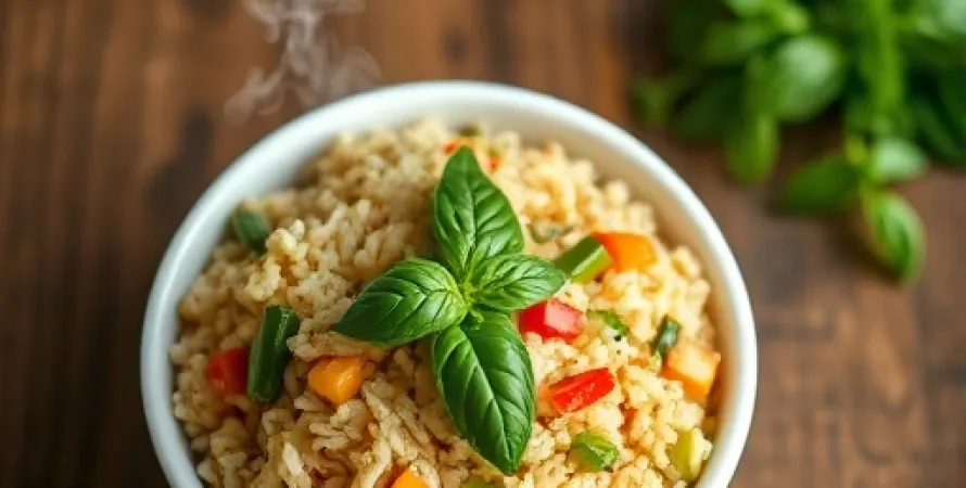 Riz pilaf aux légumes