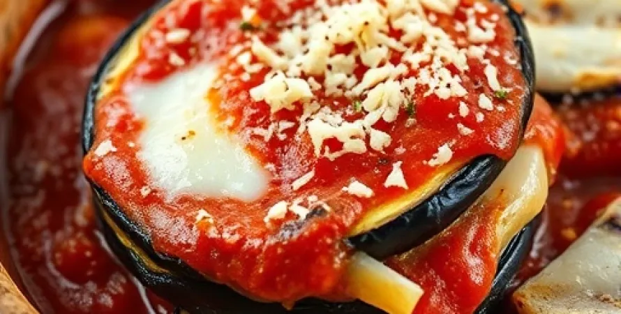 Gratin d'aubergines aux trois fromages