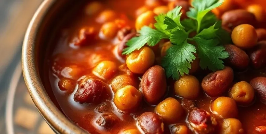 Chili Rouge Épicé aux Haricots