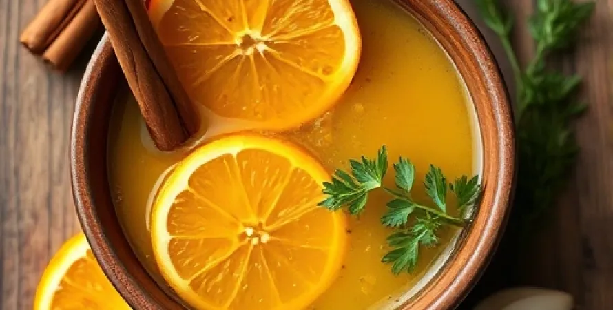 Vinaigrette aux agrumes et épices
