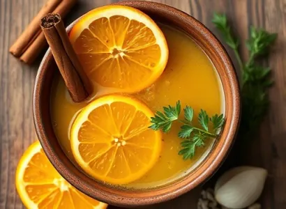 Vinaigrette aux agrumes et épices