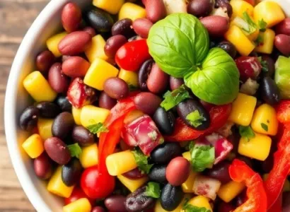 Salade Estivale aux Haricots et Maïs