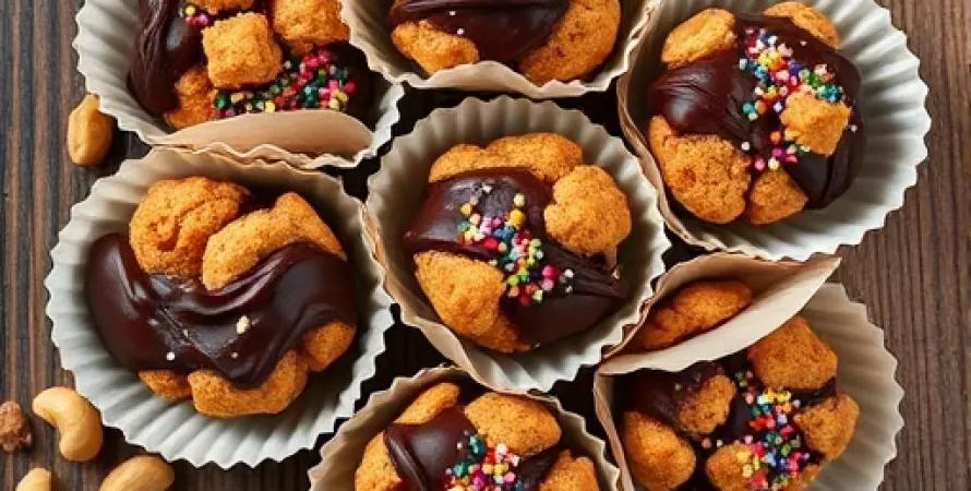 Trésors croquants au chocolat