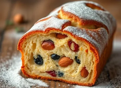 Stollen de Noël aux fruits confits