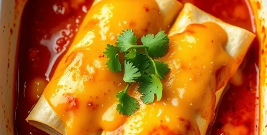 Enchiladas au Poulet et Fromage