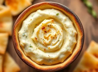 Tartinade crémeuse d'artichauts et parmesan
