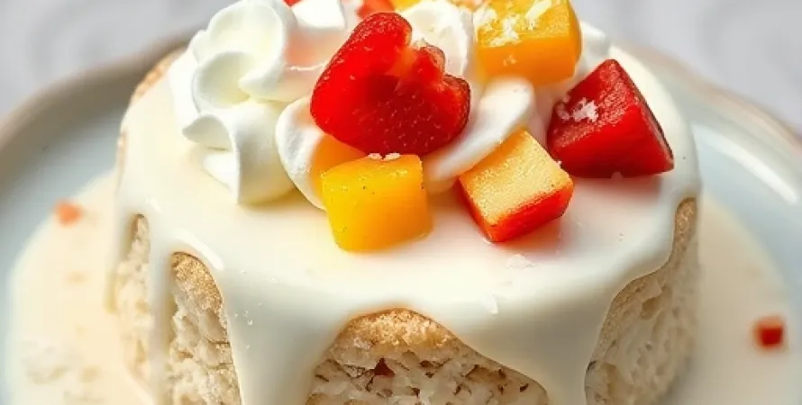 Gâteau moelleux au lait de coco