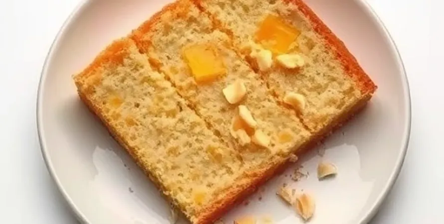 Cake moelleux à la mangue et noix de macadamia