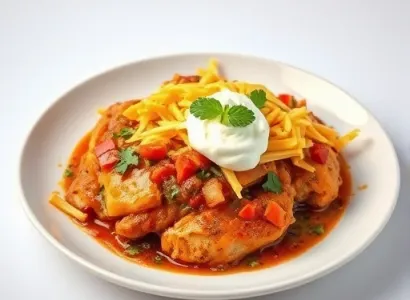 Poulet Mexicain au Four