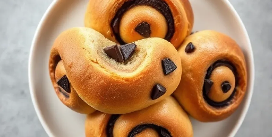 Roulés au chocolat