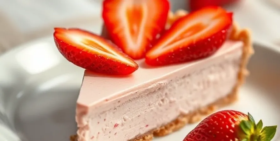 Tarte légère aux fraises