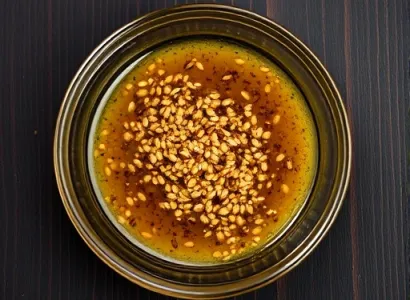 Vinaigrette au sésame et à la moutarde