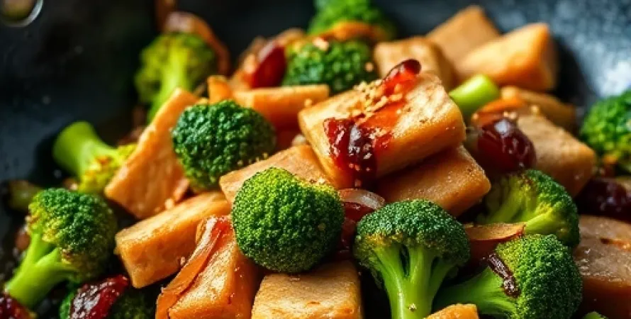 Sauté de porc et brocoli à la sauce soja