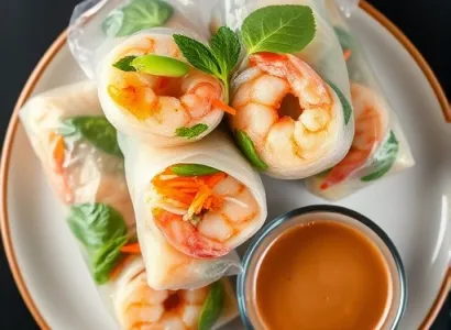Rouleaux de Printemps aux Crevettes