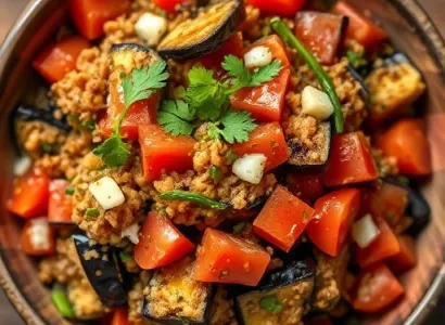 Salade d'Aubergine Libanaise