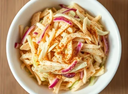 Salade de chou croquant aux épices
