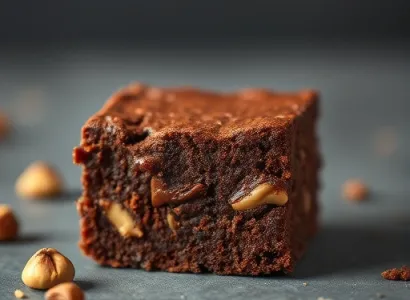 Brownies au chocolat et noisettes