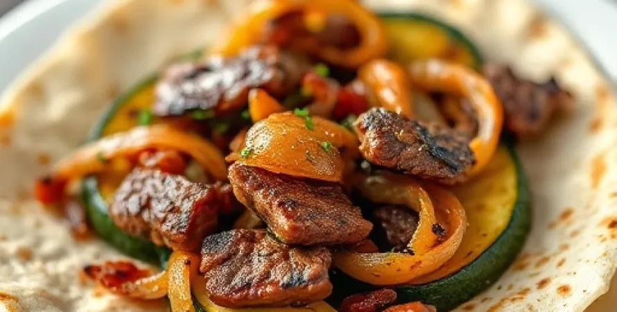 Fajitas de Bœuf Grillé