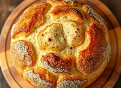 Pain aux oignons et graines de pavot