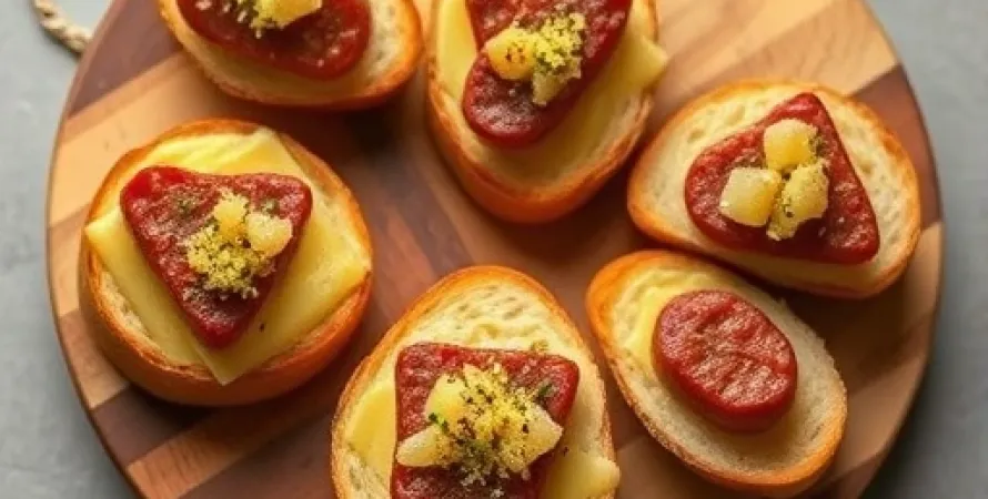 Cannés apéritifs à la saucisse et fromage