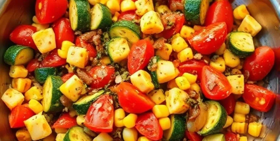 Légumes Méditerranéens à la Poêle