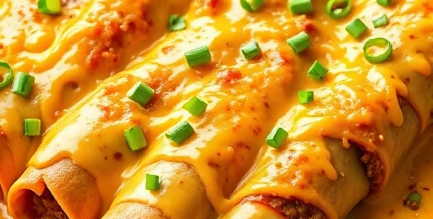 Tortillas farcies au bœuf et fromage