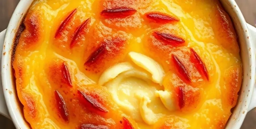 Pudding de riz traditionnel au four