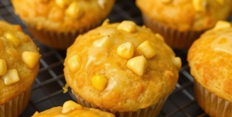 Muffins au maïs et cheddar relevé