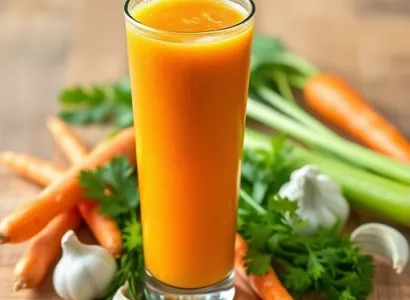 Boisson vitalité aux légumes frais