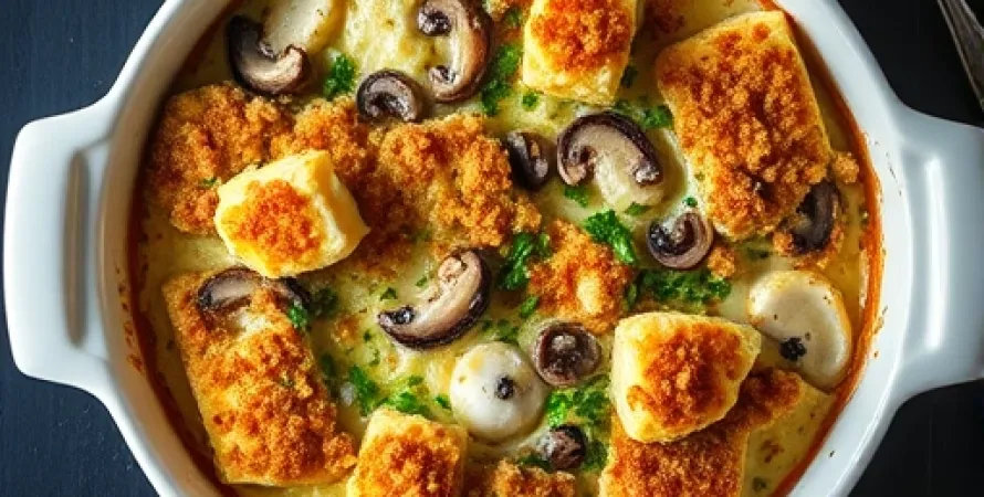 Gratin de colin et surimi