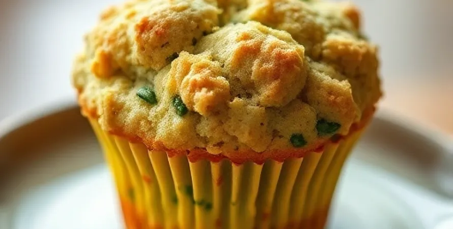 Muffins au thé vert et citron