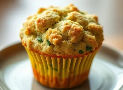 Muffins au thé vert et citron