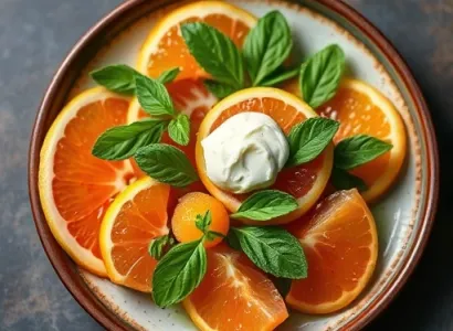 Salade d'agrumes à la menthe