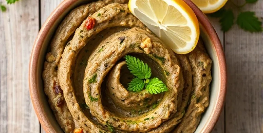 Caviar d'aubergine méditerranéen