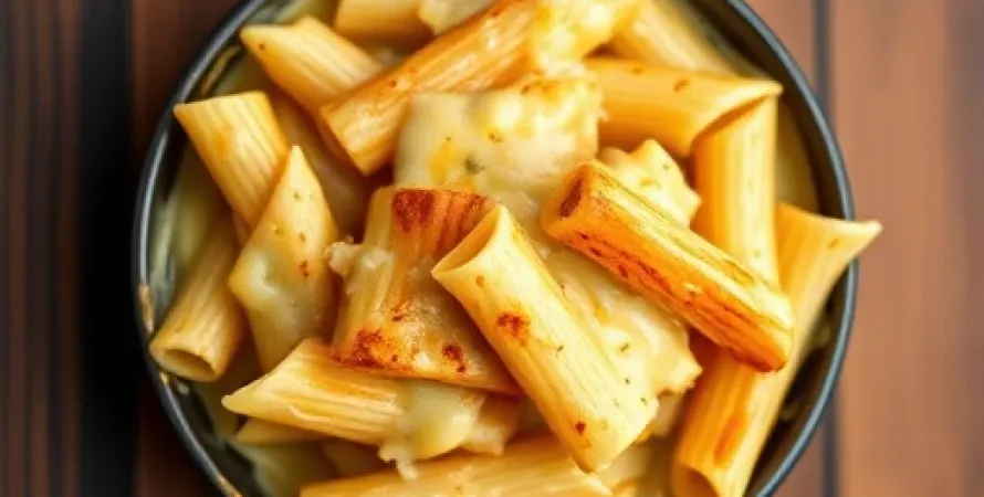Gratin de pennes au fromage