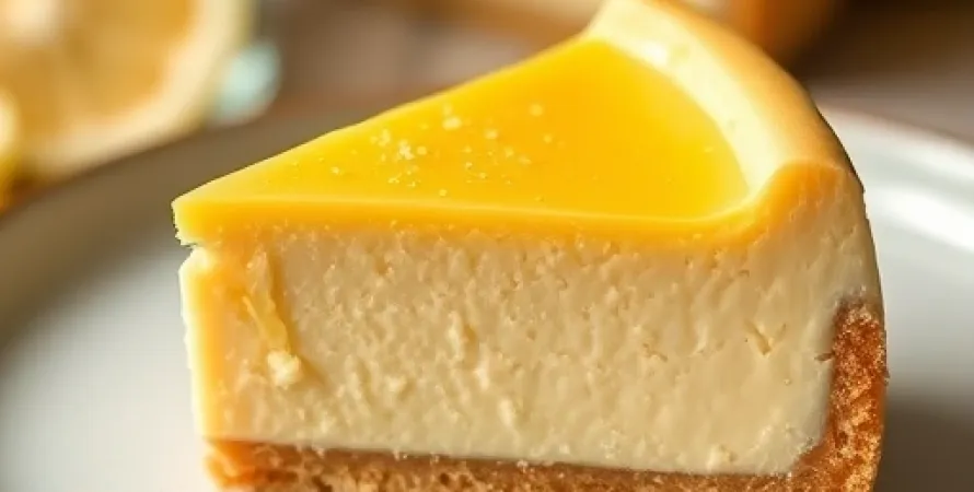 Cheesecake au citron sans cuisson