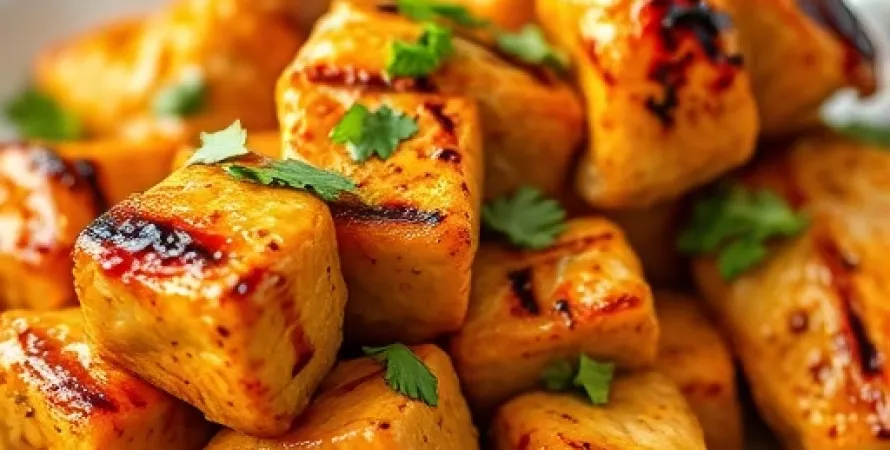 Brochettes de Poulet Marinées à la Népalaise