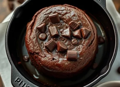 Brownie fondant au chocolat