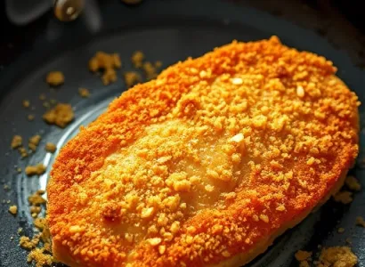 Poulet pané croustillant à la poêle