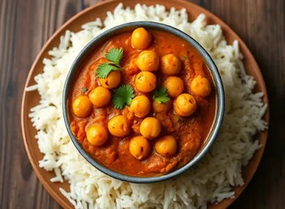 Curry de pois chiches à la mijoteuse
