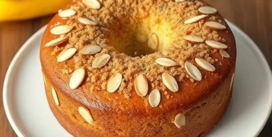 Gâteau à la courgette, citron et amandes