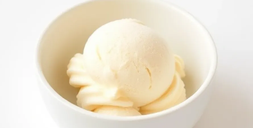 Glace à la vanille légère sans sucre