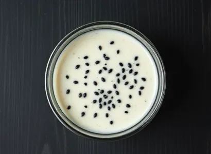 Vinaigrette crémeuse aux graines de pavot