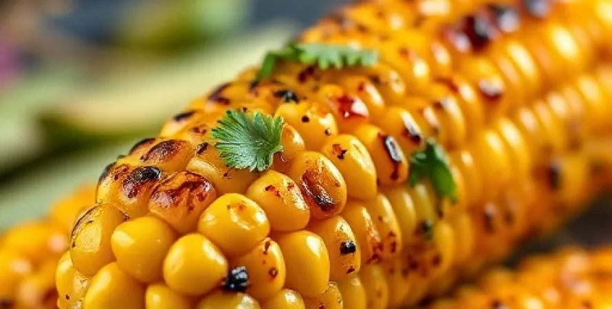 Maïs grillé aux épices marocaines